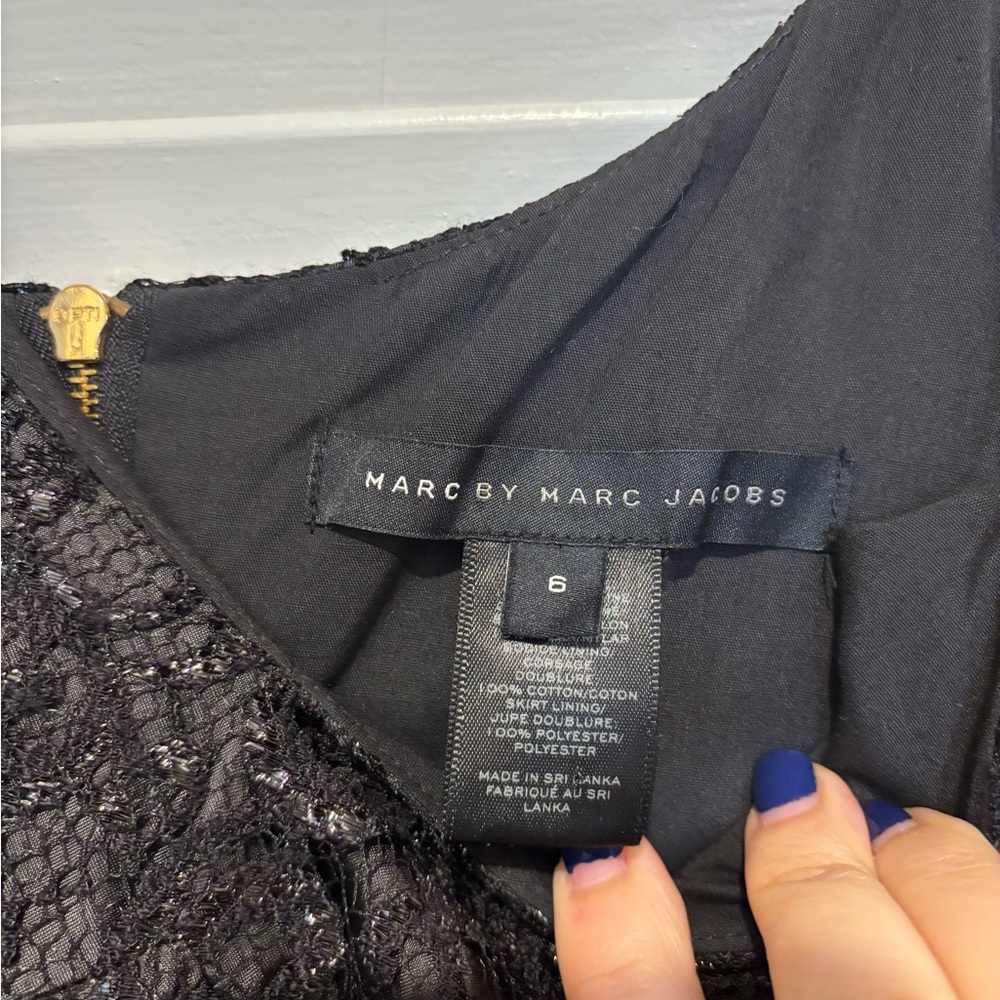 Marc By Marc Jacobs Black Dress size 6 NWOT - Picture 8 of 9